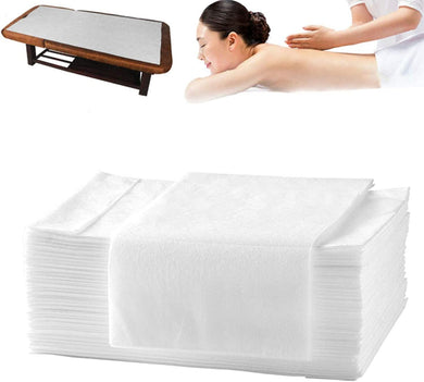Massage Table Sheet, Non-woven, Disposable - 190 x 80 cm - 15g thickness - Folded - 400 sheets / box