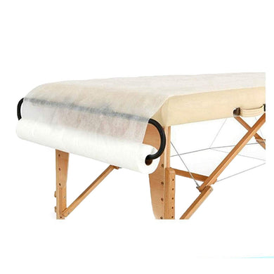 Massage Table Sheet, Non-woven, Disposable - 190 x 80cm - 40g thickness - 100 sheets/roll - 8 rolls / box