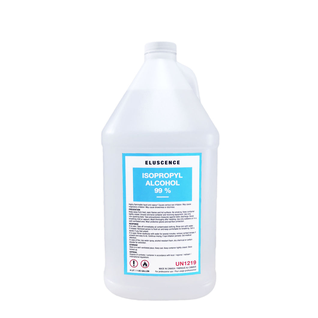 Isopropyl Alcohol 99% - 1 Gallon (3.78 Litres) Bottle