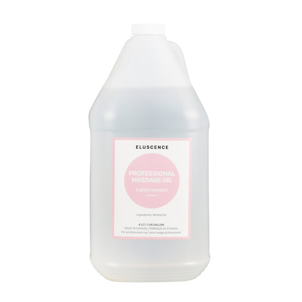 Massage Oil - Lightly Scented - Eluscence Brand / 1 Gallon