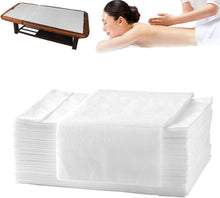 Massage Table Sheet, Non-woven, Disposable - 190 x 110 cm - 28g thickness - Folded - 200 sheets / box
