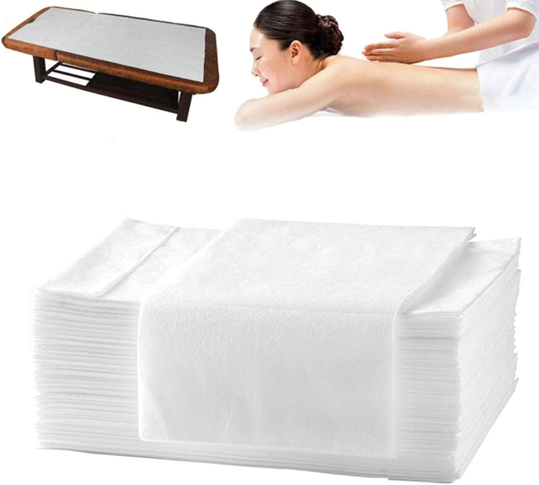 Massage Table Sheet, Non-woven, Disposable - 190 x 80 cm - 15g thickness - Folded - 400 sheets / box