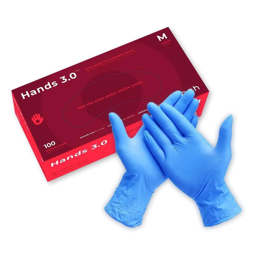 NOAH Hands 3.0 Nitrile Gloves Blue Box of 100